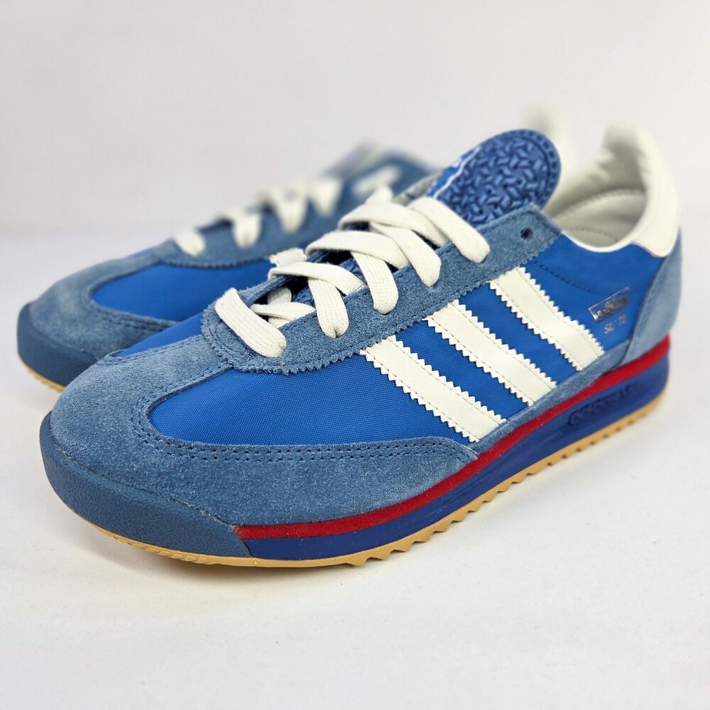 Adidas Originals SL 72 RS Blue Suede US Mens 5 / Womens 6.5 JI3088